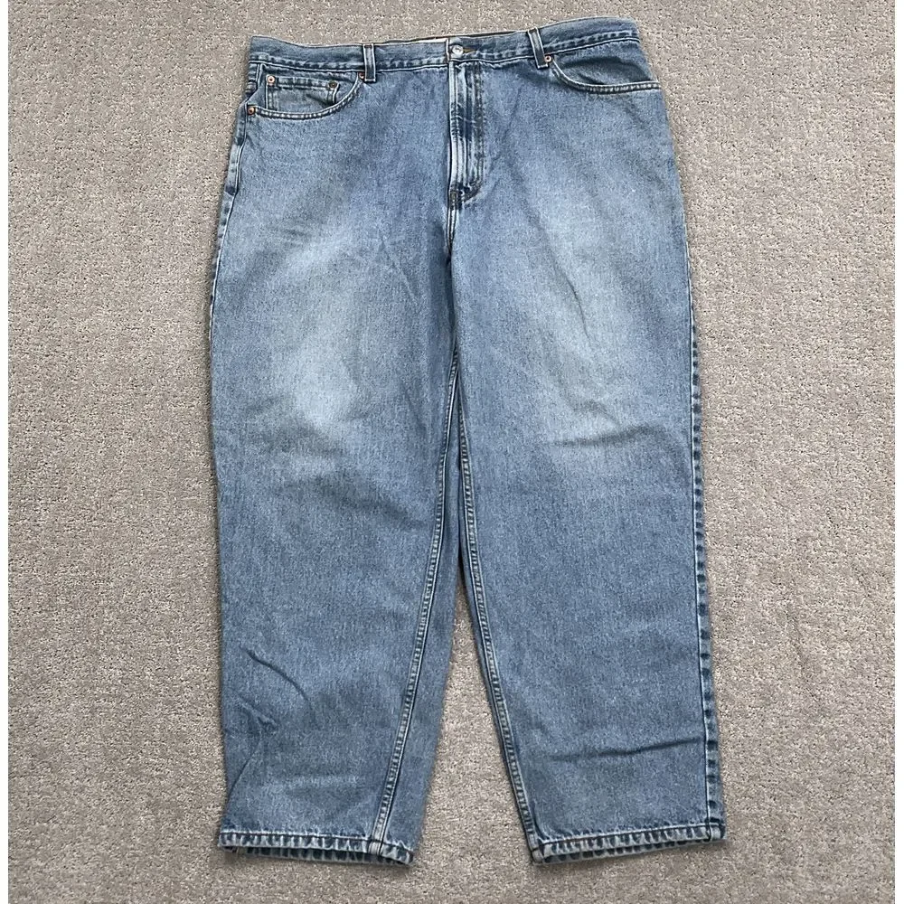 Levi's 560 Men 42W‎ 30L Blue Comfort Fit Classic Relaxed Bat Wing Cotton Egypt